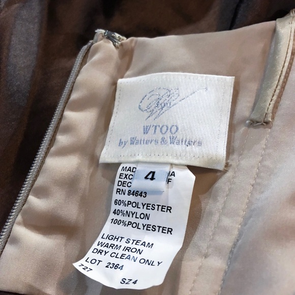 Color Block Short Bridesmaid Homecoming Dress - Picture 8 of 8